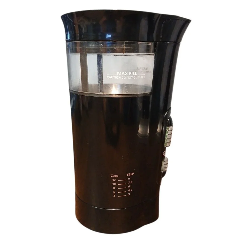Mr Coffee IDS77 Electric Coffee Bean Mill Up To 12C Grinder Black Tested & Works